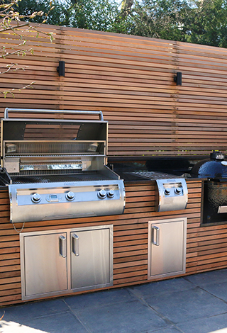 Fire Magic outdoor kitchen design